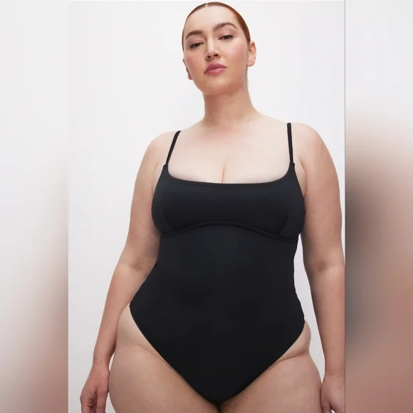 Good American Black Scuba Flexi Wire Bodysuit - Picture 2 of 12